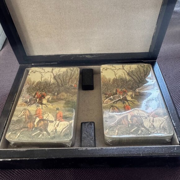 Polo Riding Scene Card Set Brand New Plastic still on cards - Picture 1 of 5